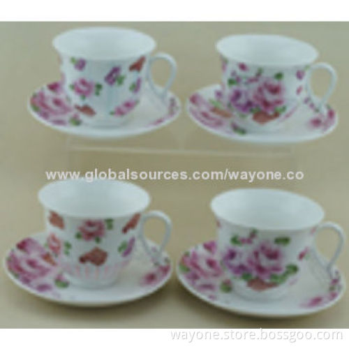 The royal new-shaped ceramic 90cc coffee cup saucer, any colors or gold designs workable, ideal gift